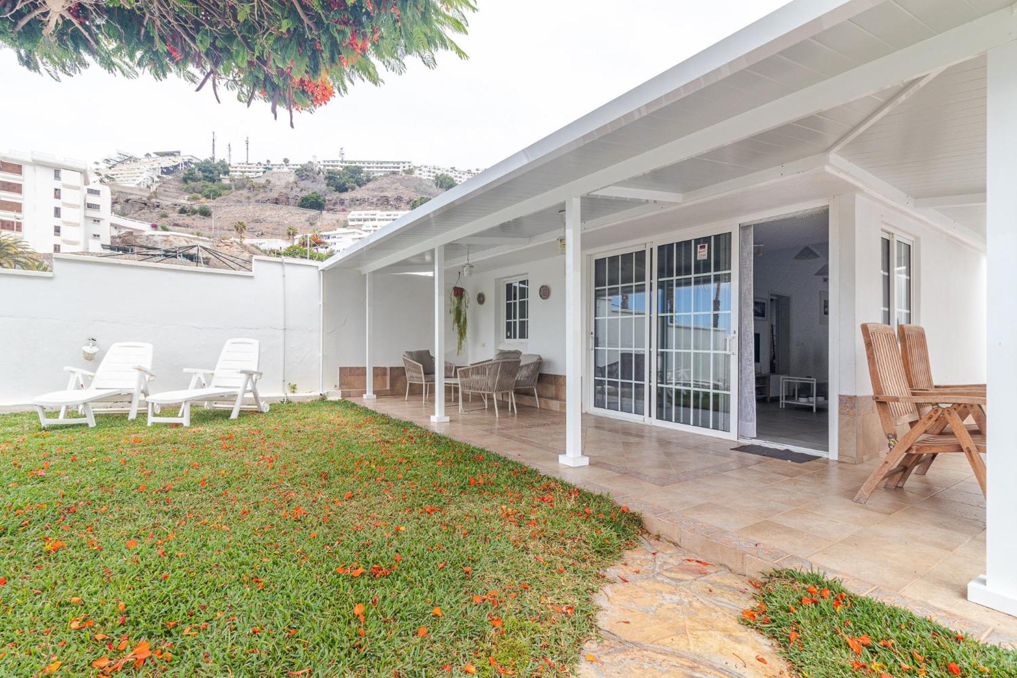 Flatguest Orinoco + Pool + Terrace + Garden Villa Mogan Bagian luar foto